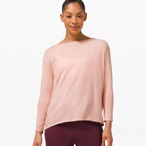 Lululemon Back in Action Long Sleeve Shirt Size 6